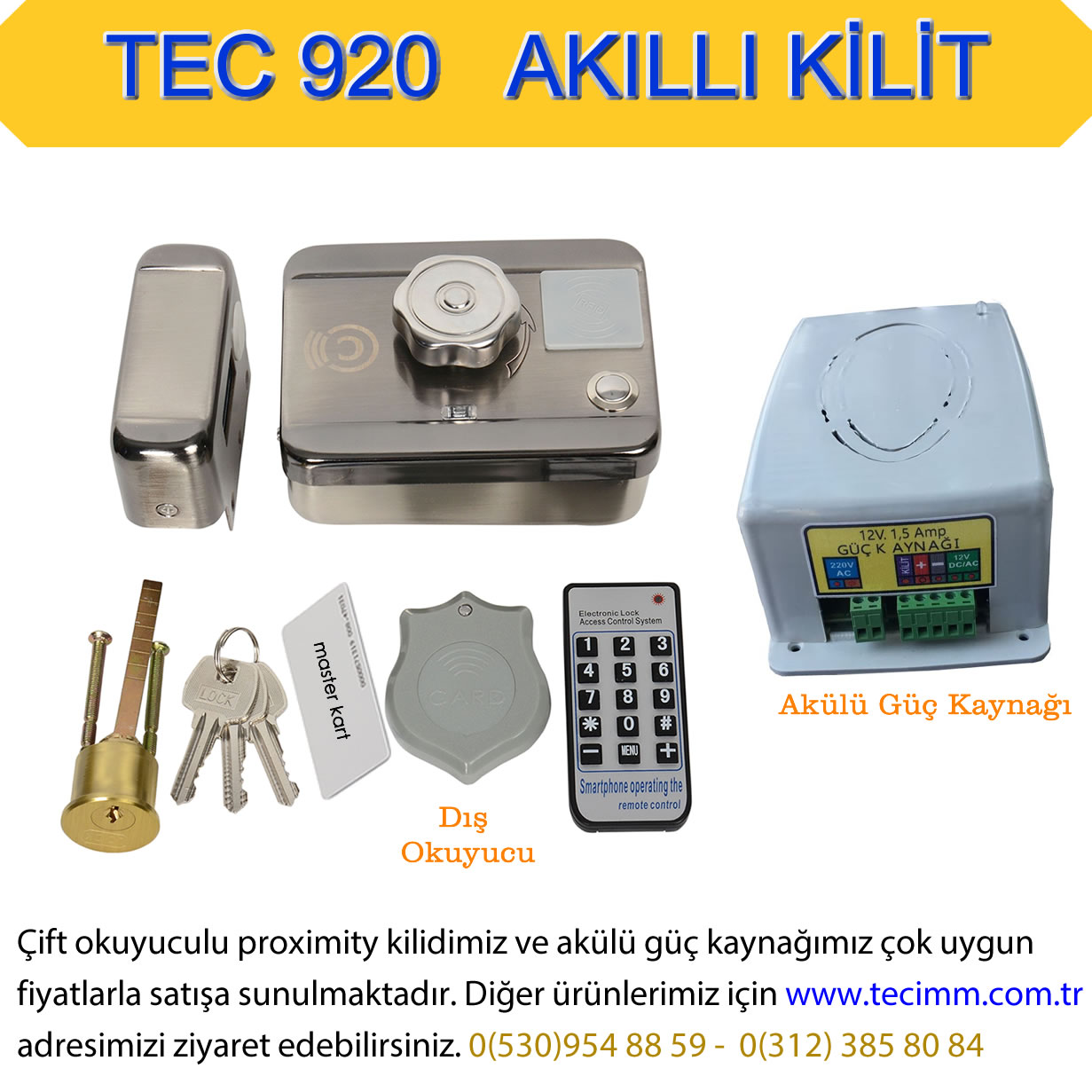 TEC 920 AKILLI KİLİT