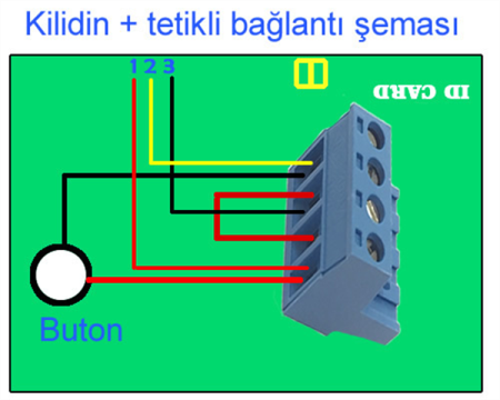 Akıllı Kilid Tec 920 İç Bağlantısı