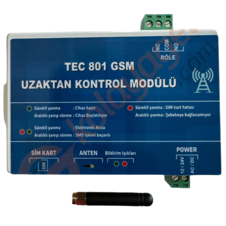 Tec 801 Gsm Kullanım Kılavuzu