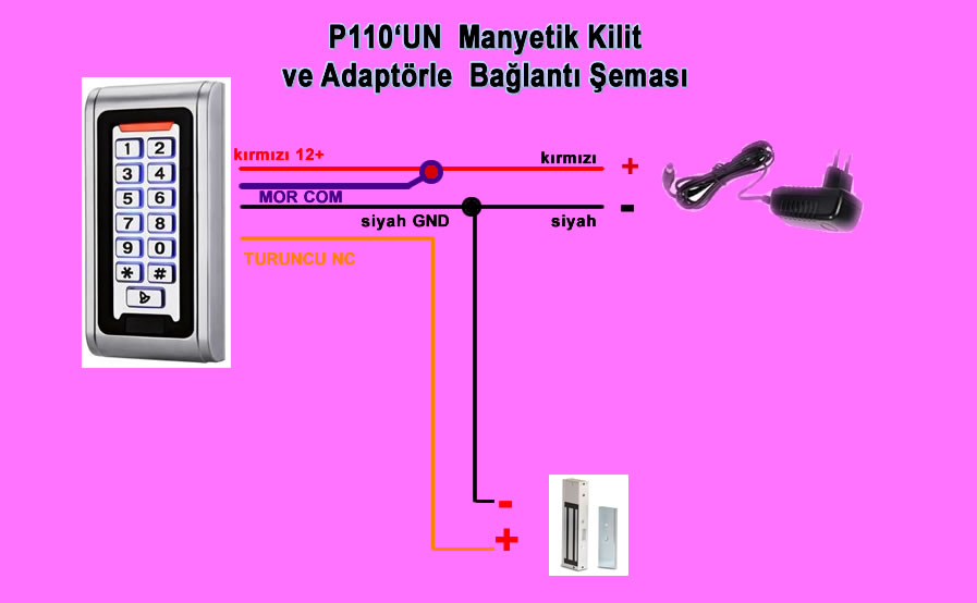TEC K280M MANYETİK KİLİT