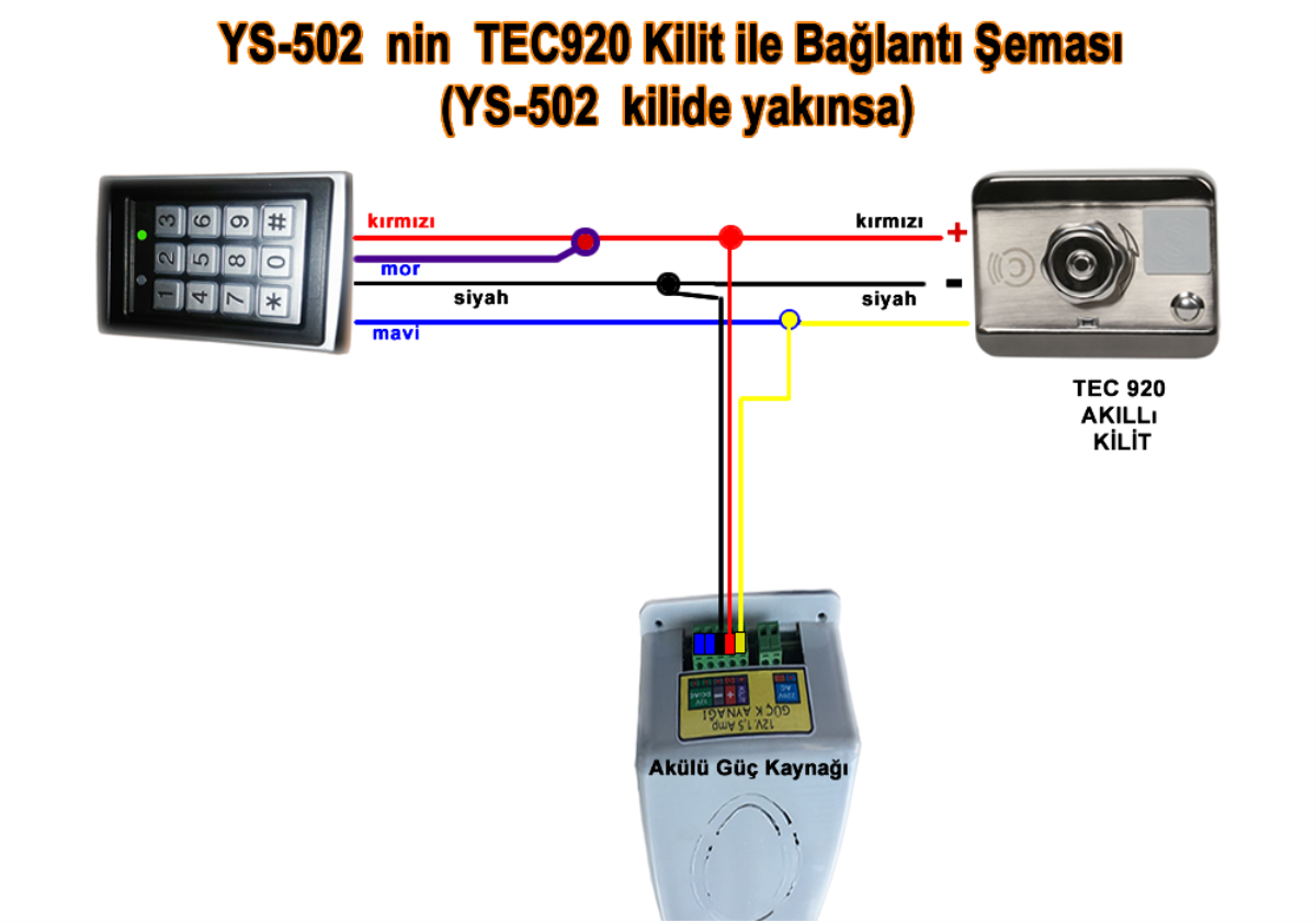 YS 502-Akıllı Kilit Bağlantısı